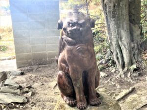 備前焼の狛犬