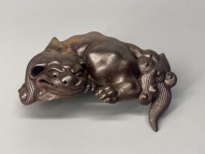 備前焼 優品（10）玉獅子香炉 | 興楽園