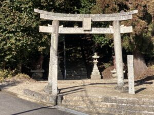 備前焼の狛犬　福神社