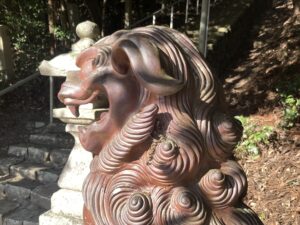 備前焼の狛犬　福神社