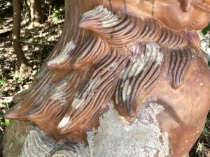 備前焼の狛犬　福神社