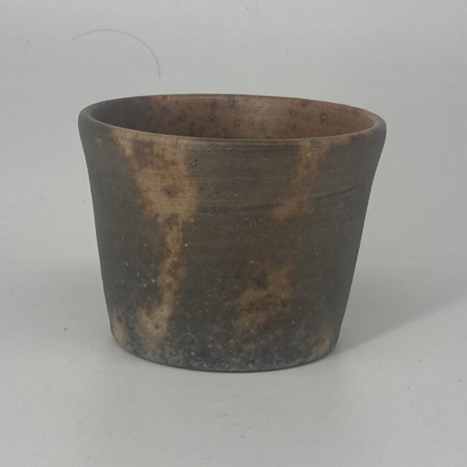 備前焼　青備前　蕎麦猪口