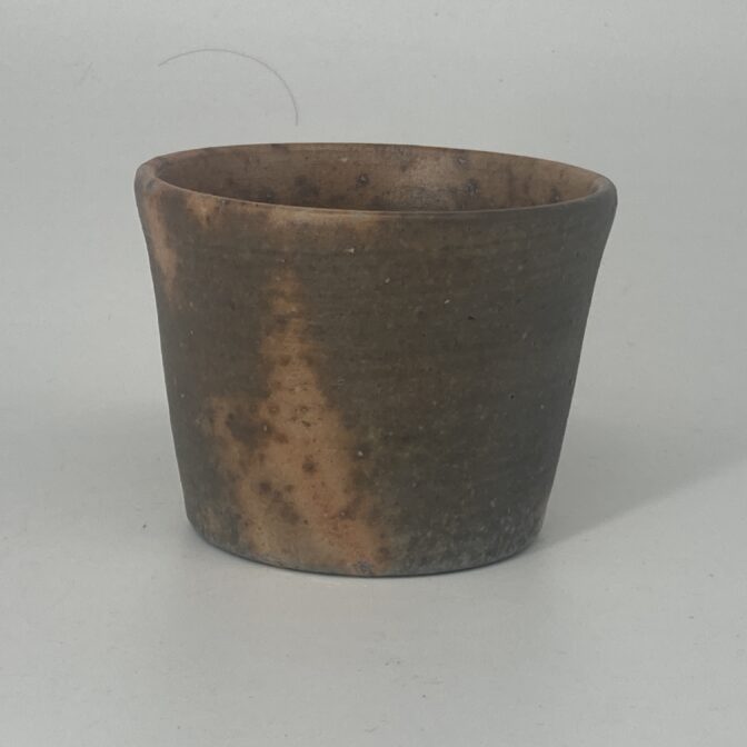 備前焼　青備前　蕎麦猪口