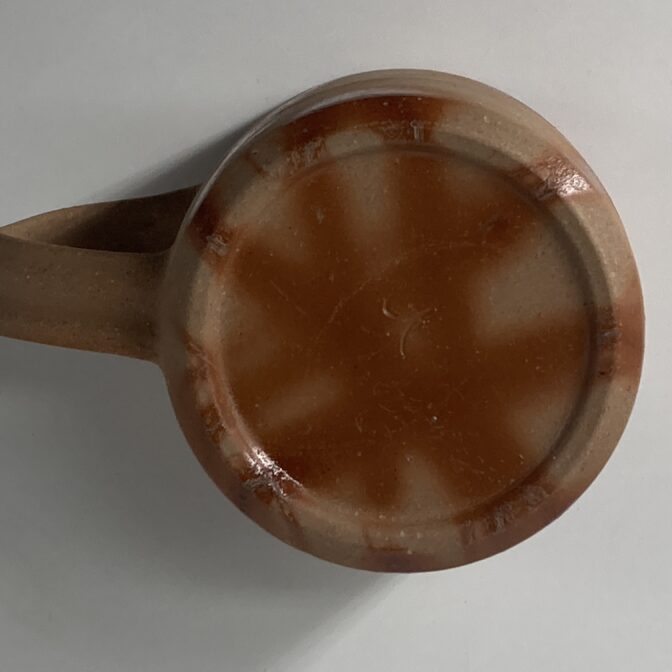 備前焼　コーヒーカップ ヒダスキ