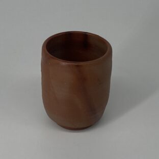 備前焼　湯呑　緋襷（１）　紙箱入り