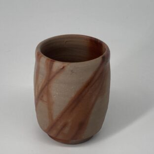 備前焼　湯呑　緋襷（２）紙箱入り