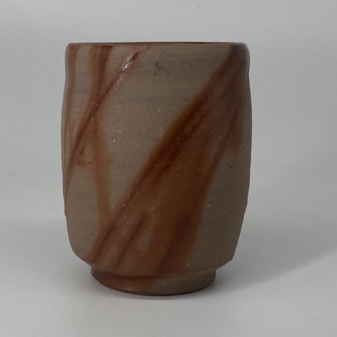 備前焼　ヒダスキ　湯呑