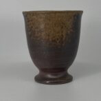 備前焼　ゴブレット　ゴマ