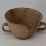 備前焼　カフェカップ　緋襷