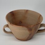 備前焼　カフェカップ　緋襷