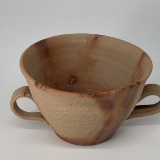 備前焼　カフェカップ　緋襷　紙箱入り