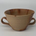 備前焼　カフェカップ　緋襷