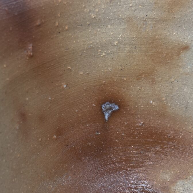 備前焼　カフェカップ　緋襷