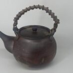 備前焼　急須　桟切