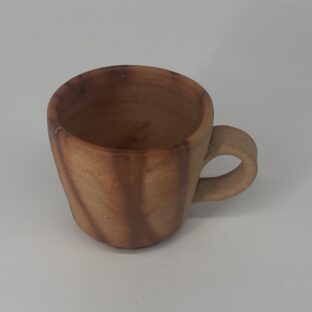 備前焼　コーヒーカップ　ヒダスキ　（１）　紙箱入り