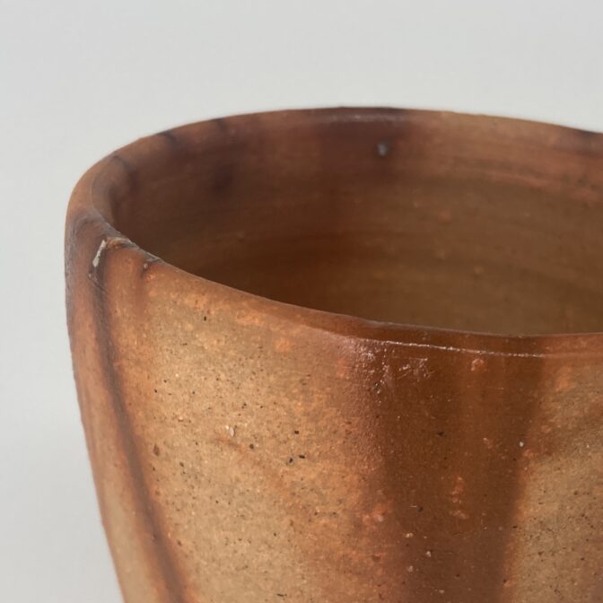 備前焼ヒダスキ　コーヒーカップ