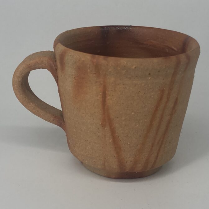 備前焼ヒダスキ　コーヒーカップ
