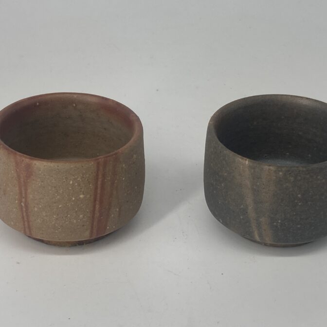 備前焼　組ぐい吞