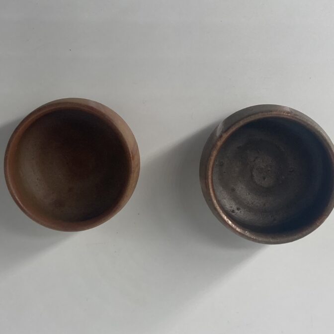 備前焼　ぐい呑2個組
