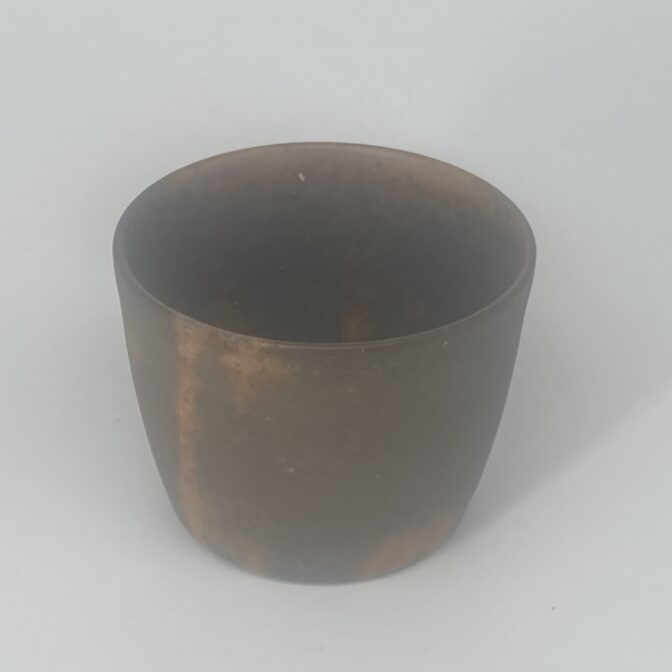 備前焼　青備前　蕎麦猪口